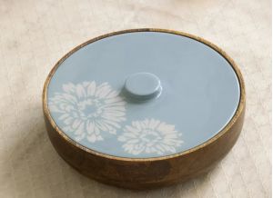 wooden casserole
