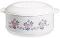 Plastic White Round Polished Geenova chef hot casserole