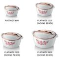 Stailness Steel Round Mulit Colour Plastic Insulated Casserole