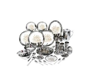 Stainless Steel Dinner Set