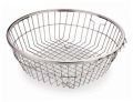 stainless steel round fruit basket