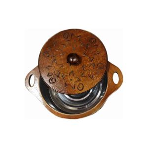 wooden casserole